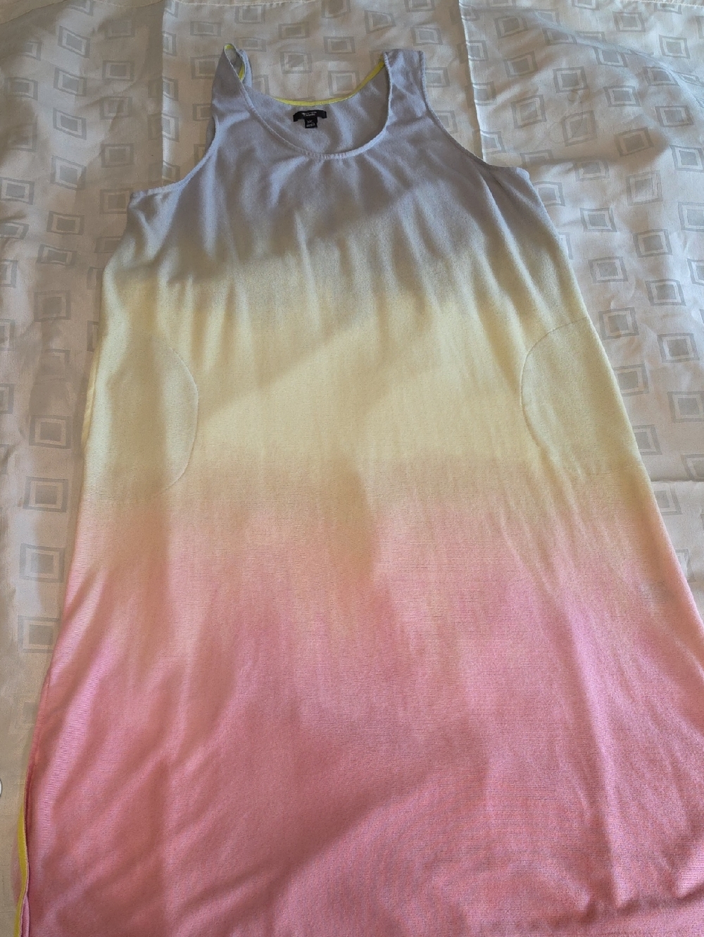 Simply Vera Vera Wang Lavender Dress with Yellow Trim